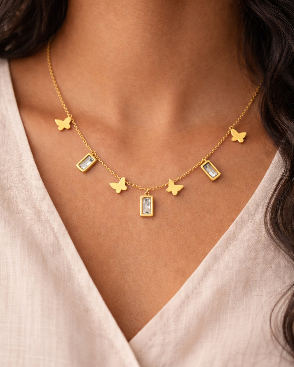 Butterfly Charm Necklace