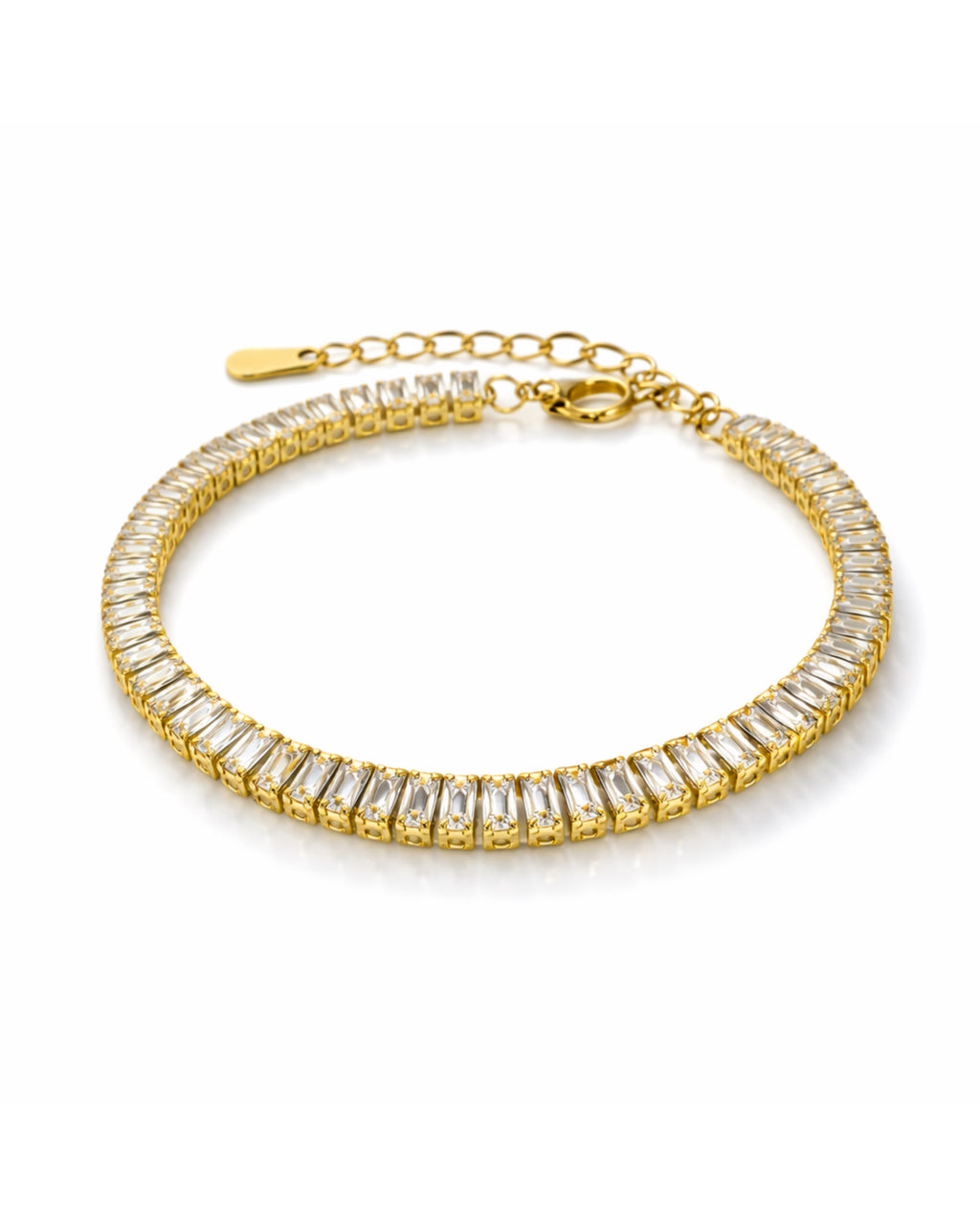 Crystal Baguette Stone Bracelet