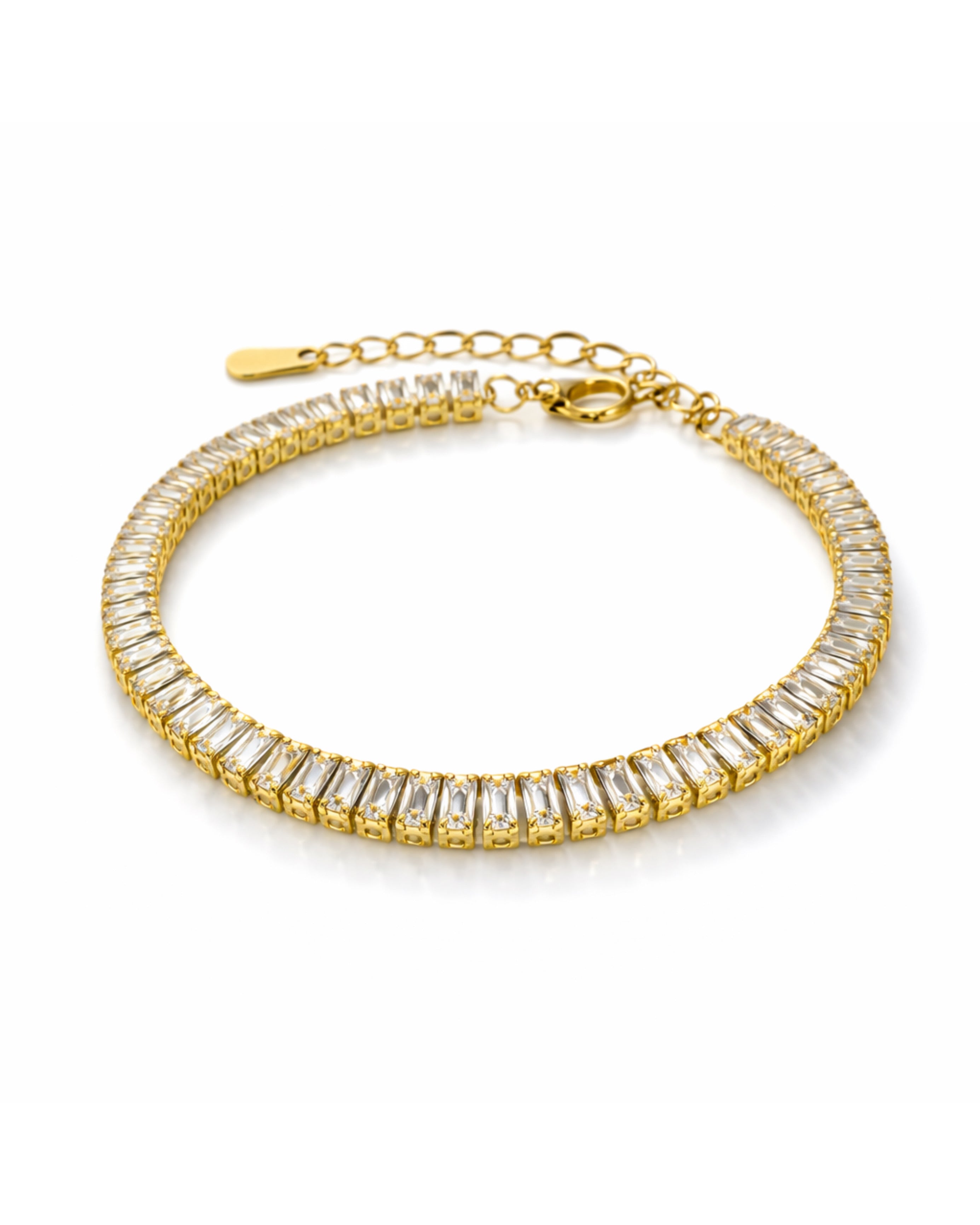 Crystal Baguette Stone Bracelet