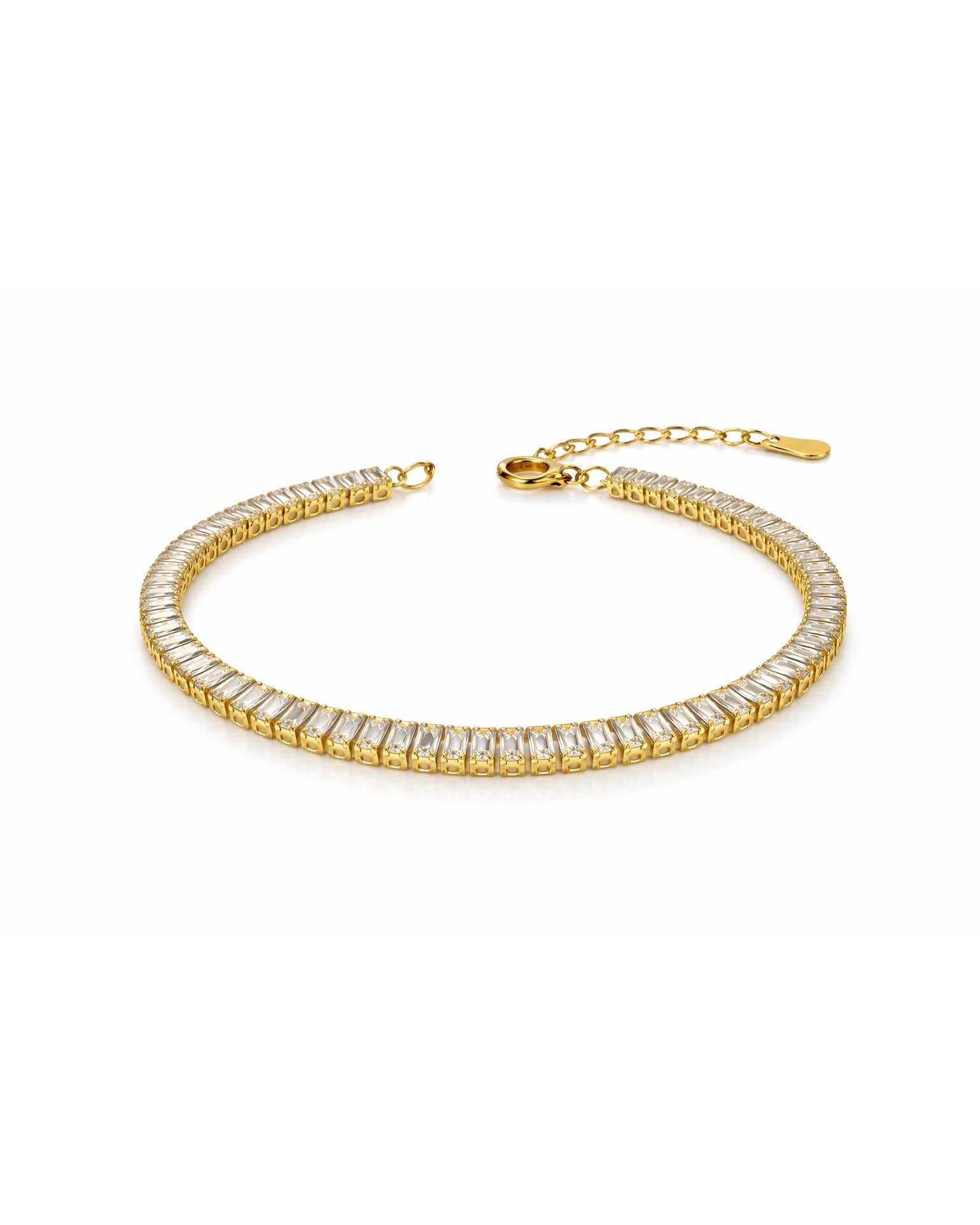 Crystal Baguette Stone Bracelet