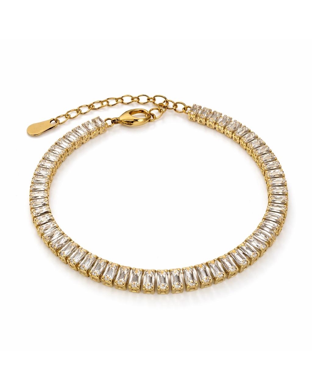 Crystal Baguette Stone Bracelet
