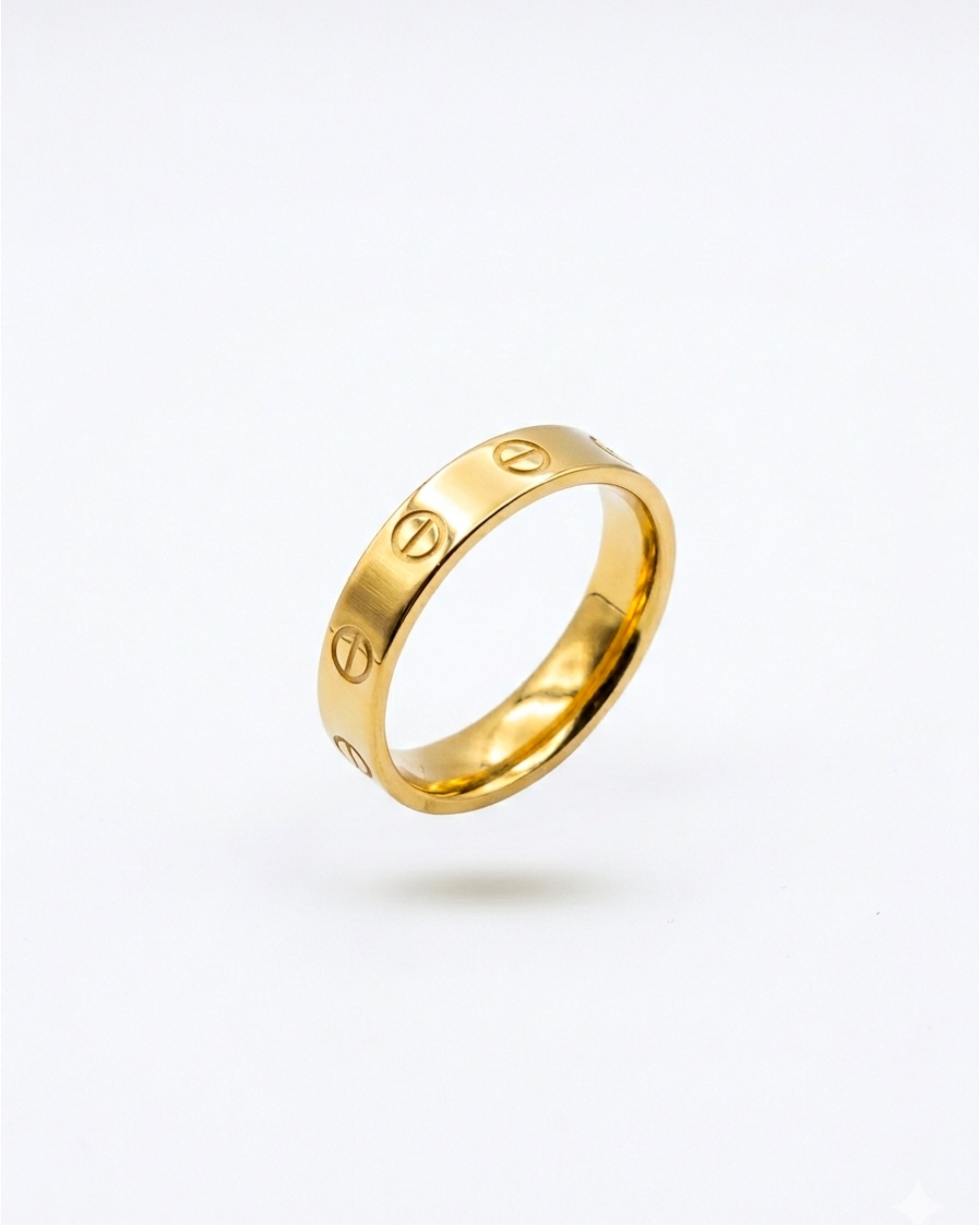 Screw Band Ring