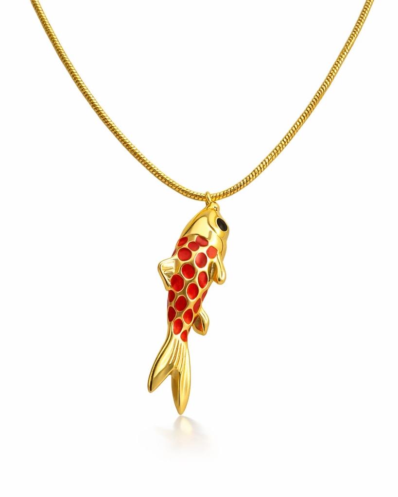 Lucky Koi Fish Necklace