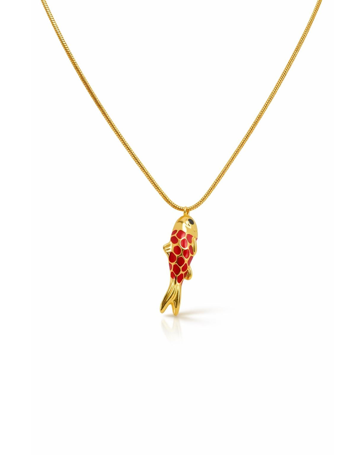 Lucky Koi Fish Necklace