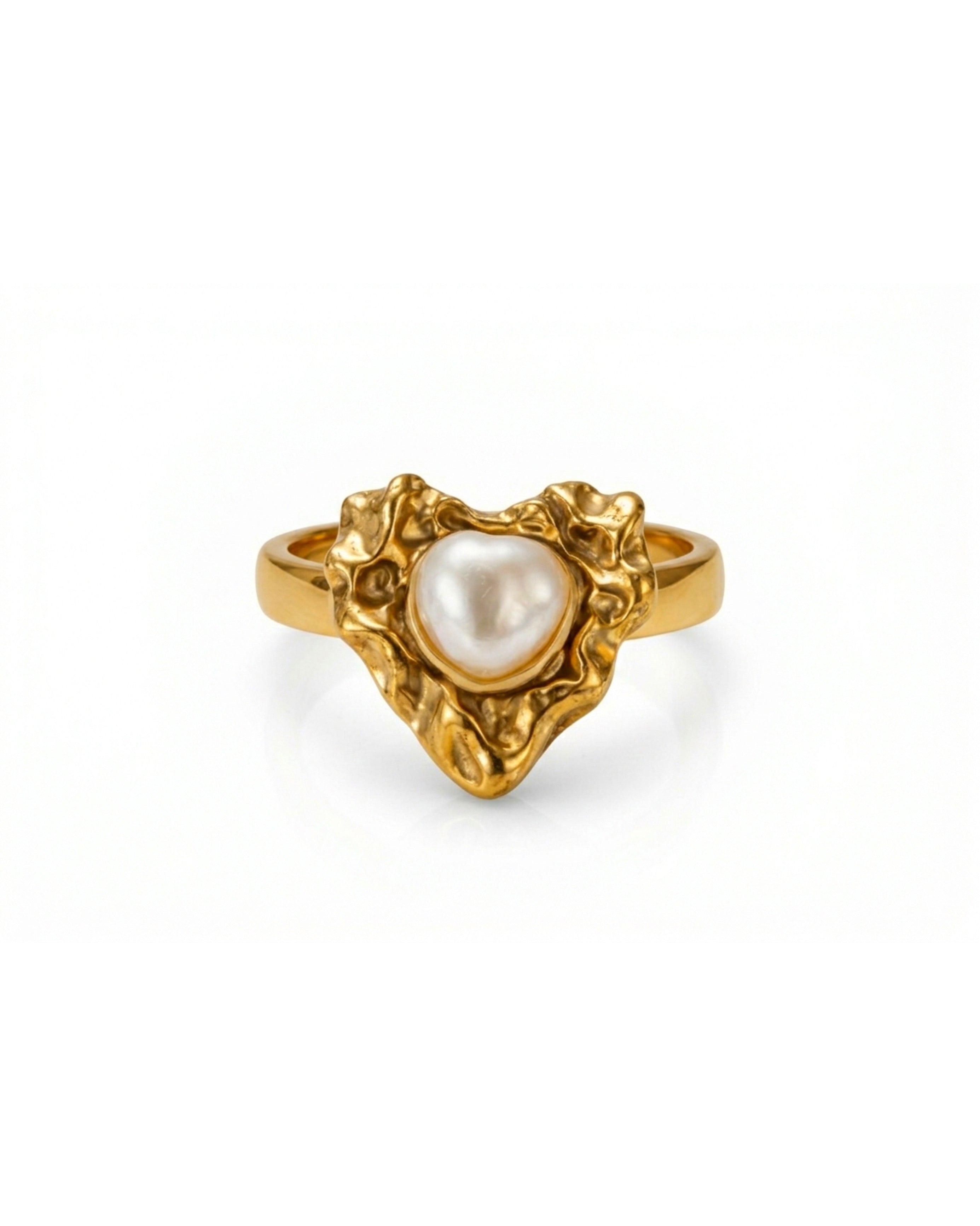 Molten Heart Statement Ring