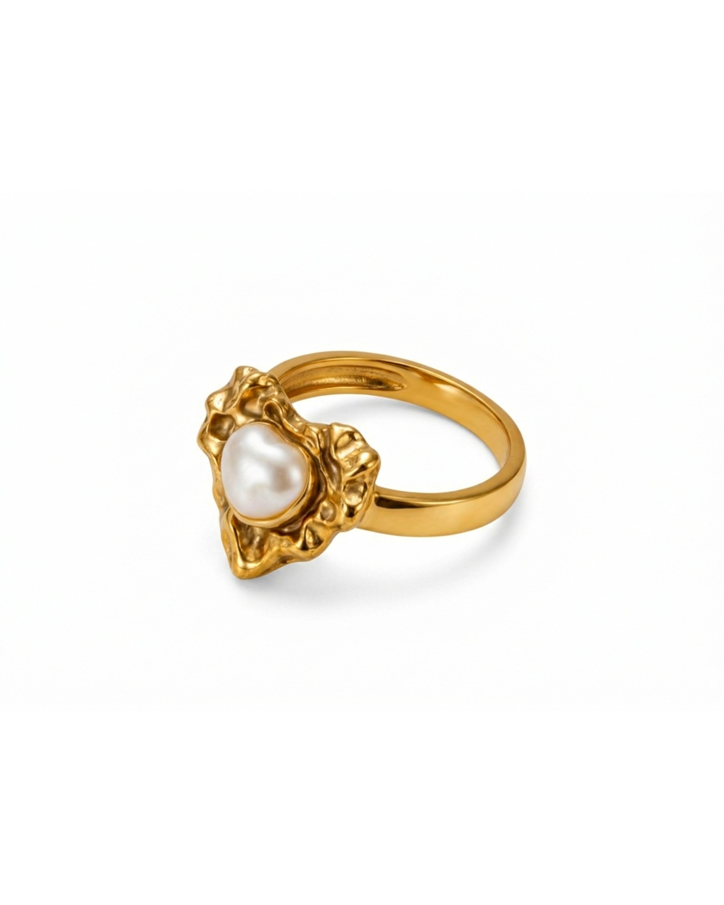 Molten Heart Statement Ring