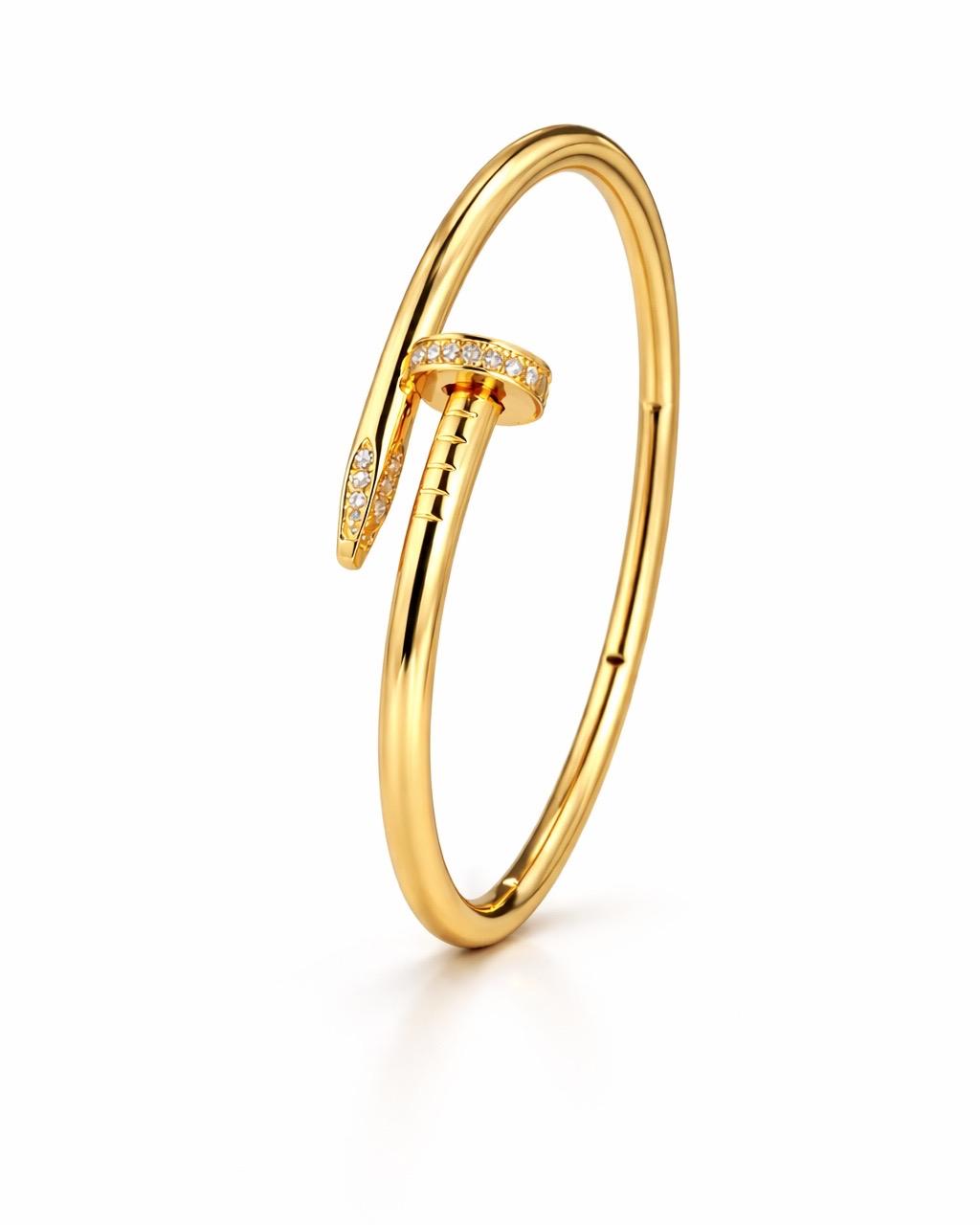 Nail Bangle Bracelet
