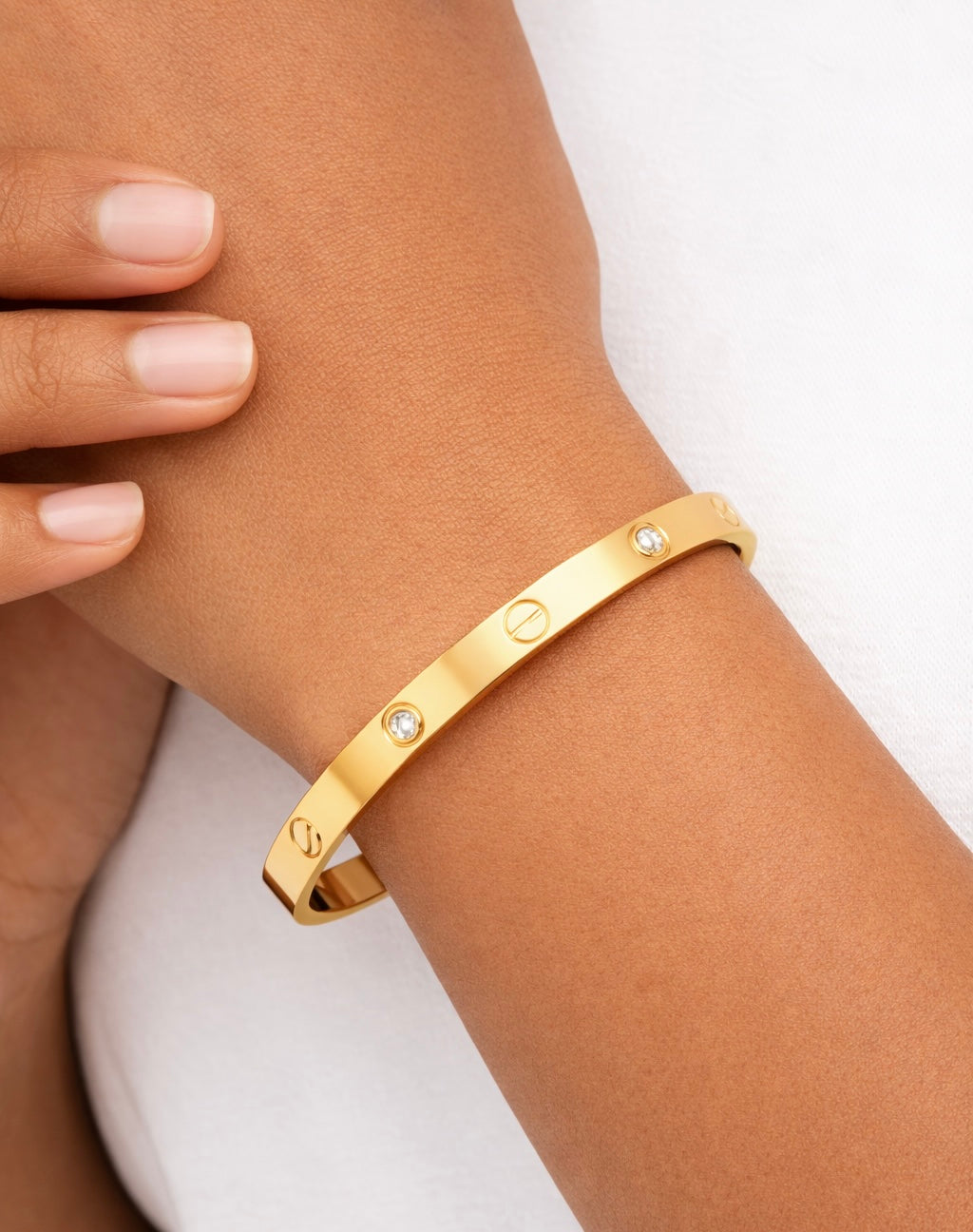 Screw Bangle Bracelet