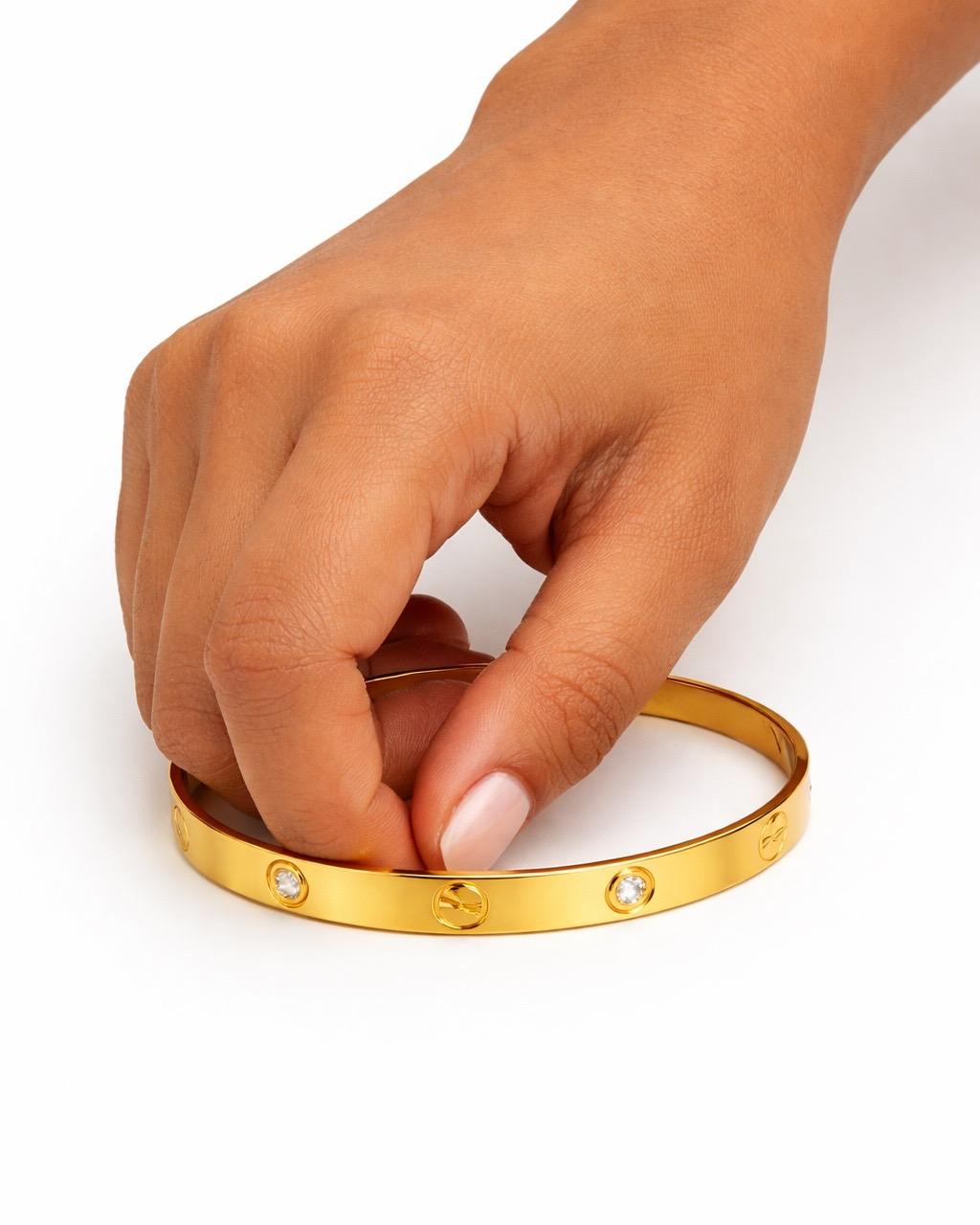 Screw Bangle Bracelet