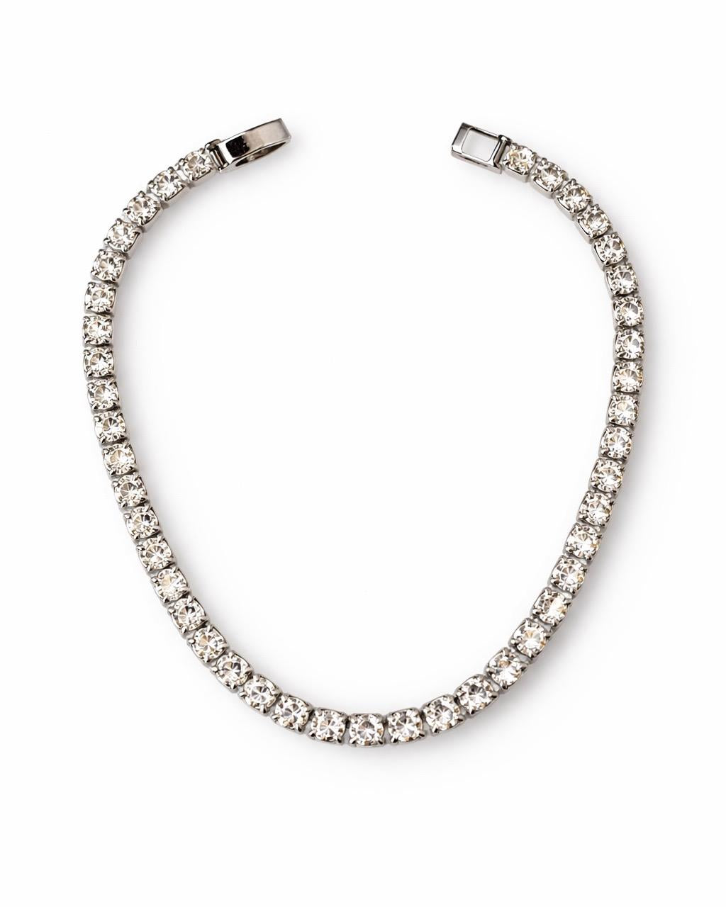 Silver Zircon Tennis Bracelet