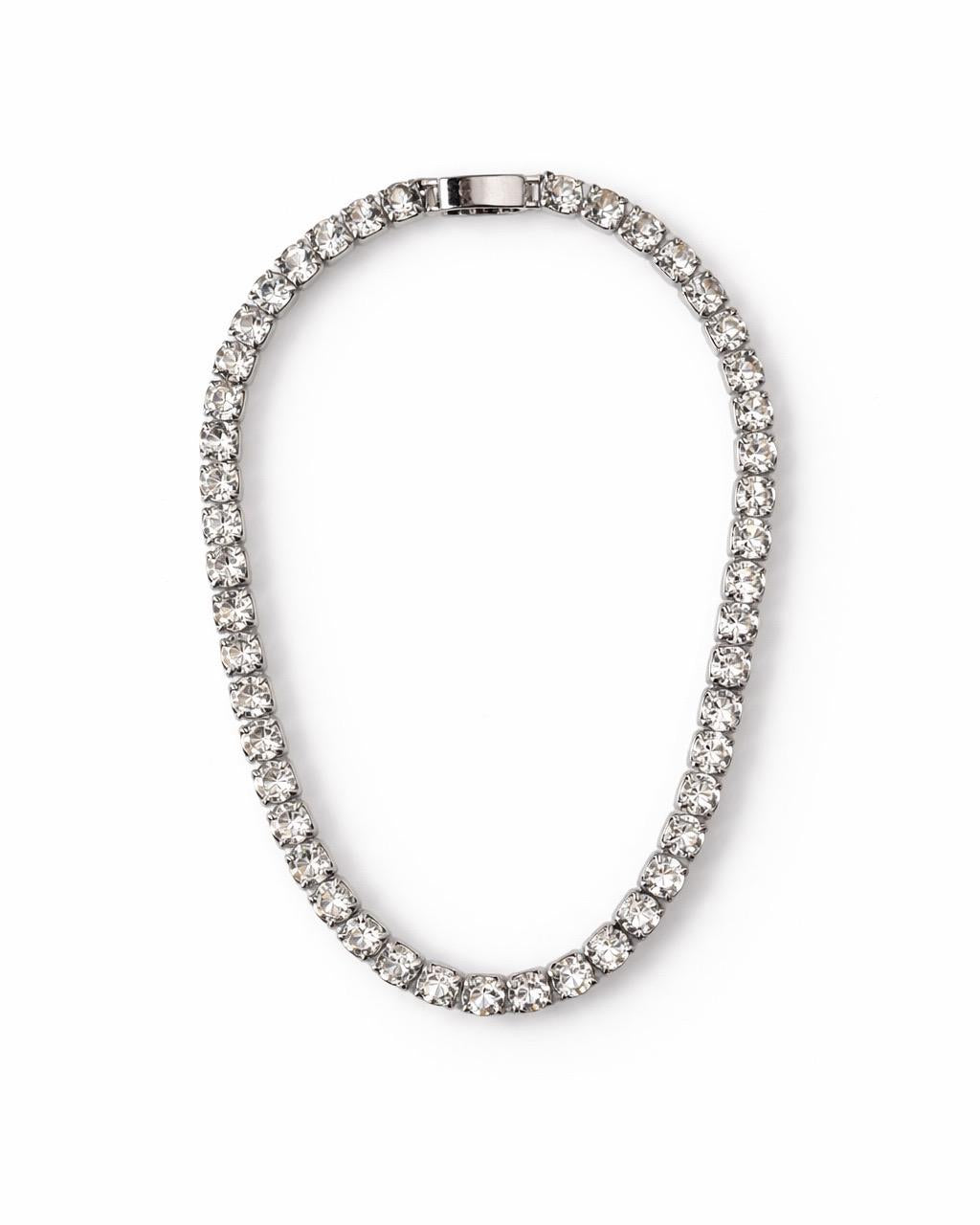 Silver Zircon Tennis Bracelet